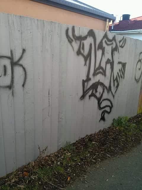 Graffiti, a report photo