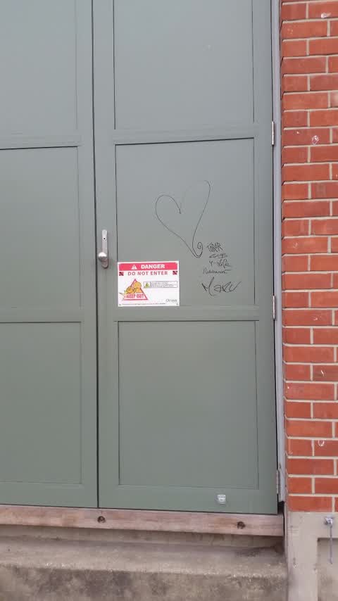Graffiti, a report photo