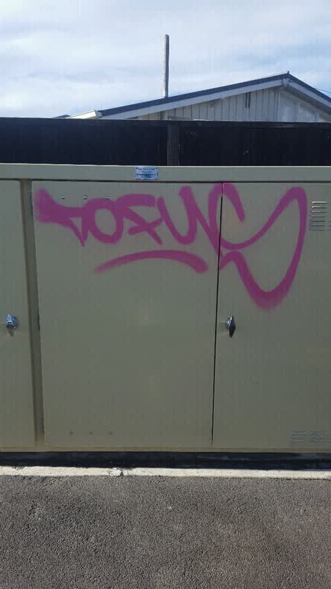 Graffiti, a report photo