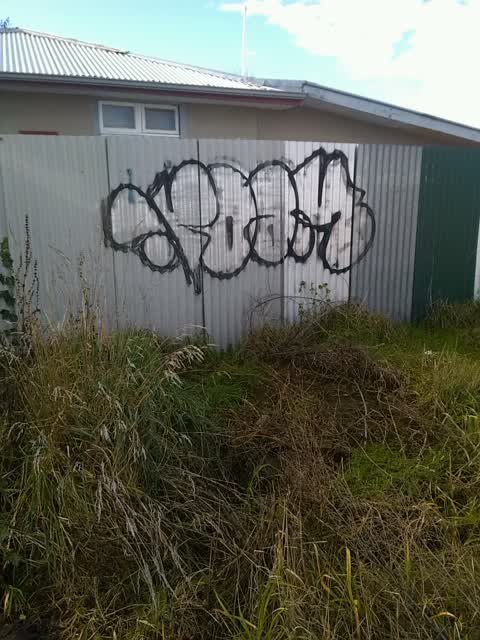 Graffiti, a report photo