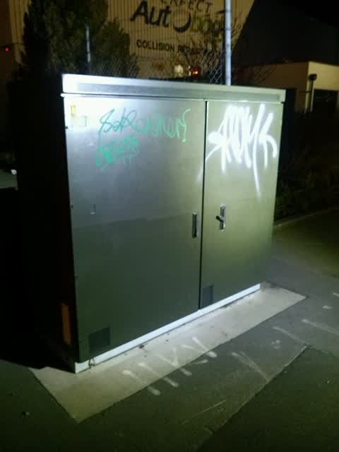 Graffiti, a report photo