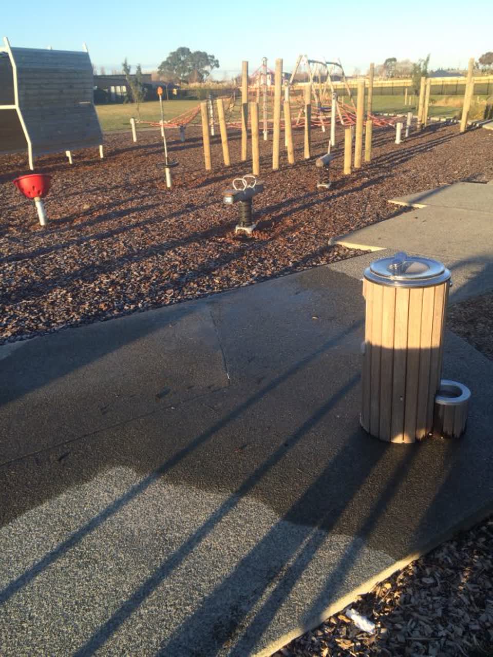 The photograph attached to this water supply report
