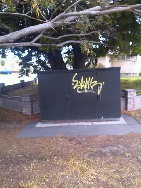 Graffiti, a report photo