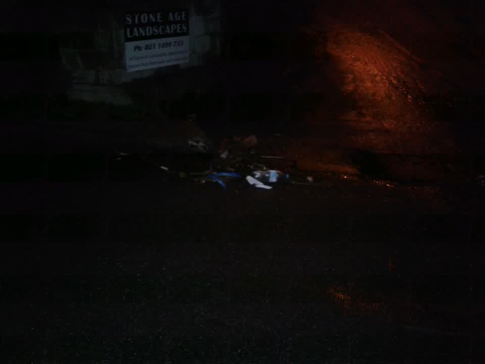 The photograph attached to this wastewater/stormwater report