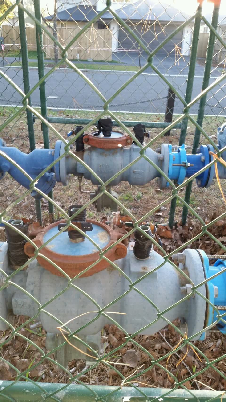 The photograph attached to this water supply report
