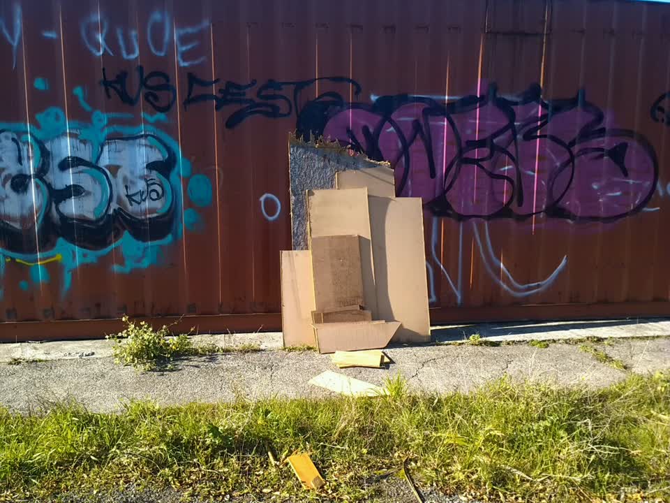 The photograph attached to this rubbish/recycling report