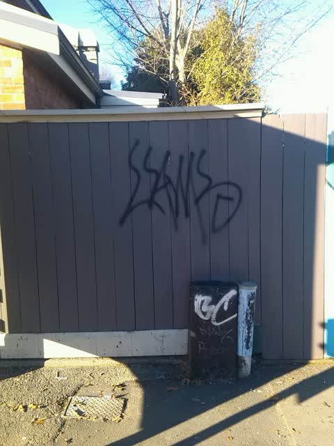 Graffiti, a report photo