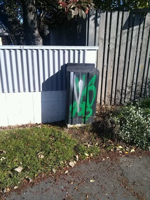 Graffiti, a report photo