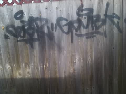 Graffiti, a report photo