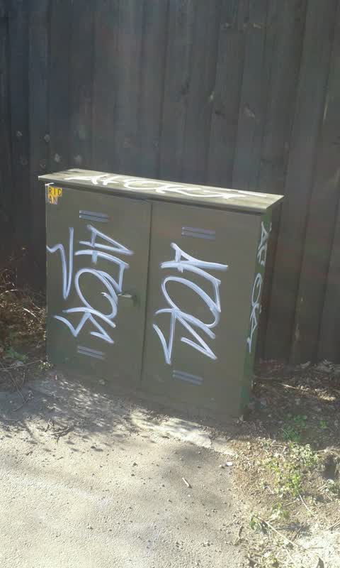 Graffiti, a report photo