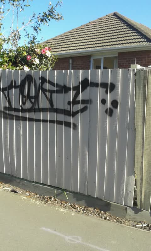 Graffiti, a report photo
