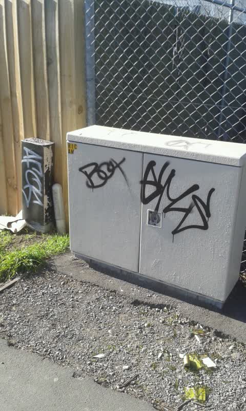 Graffiti, a report photo