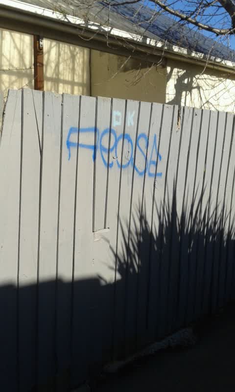Graffiti, a report photo