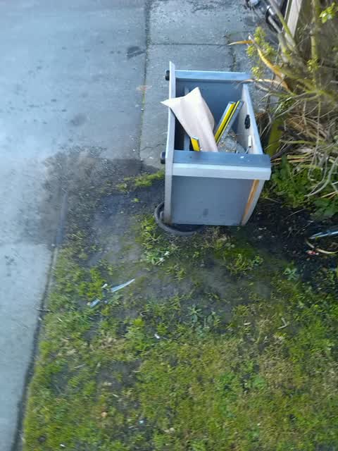 Rubbish/Recycling, a report photo