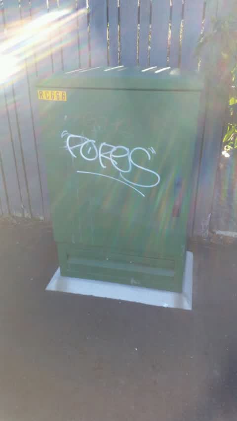 Graffiti, a report photo