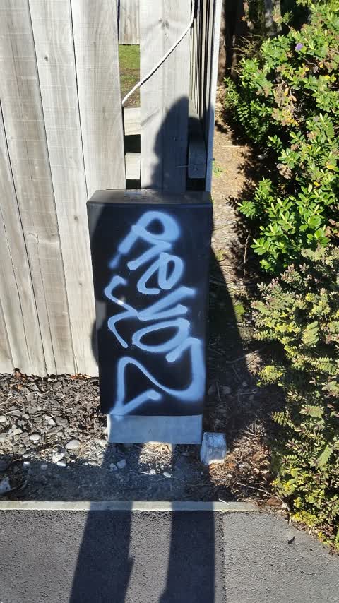 Graffiti, a report photo