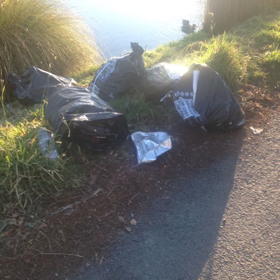 The photograph attached to this rubbish/recycling report