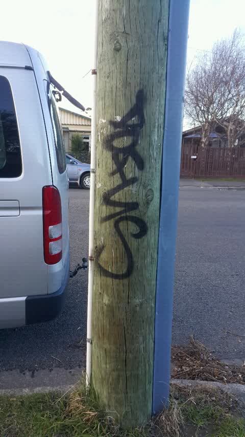 Graffiti, a report photo