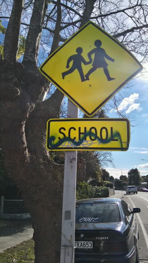 Graffiti, a report photo