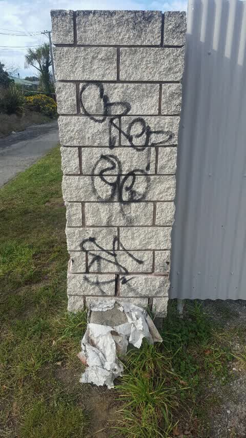 Graffiti, a report photo