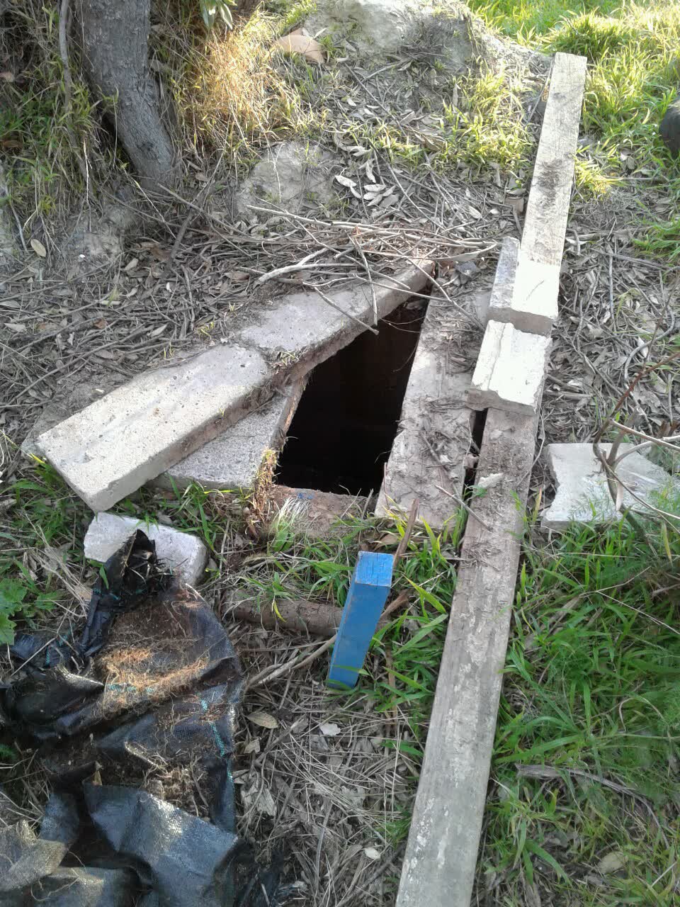 The photograph attached to this wastewater/stormwater report