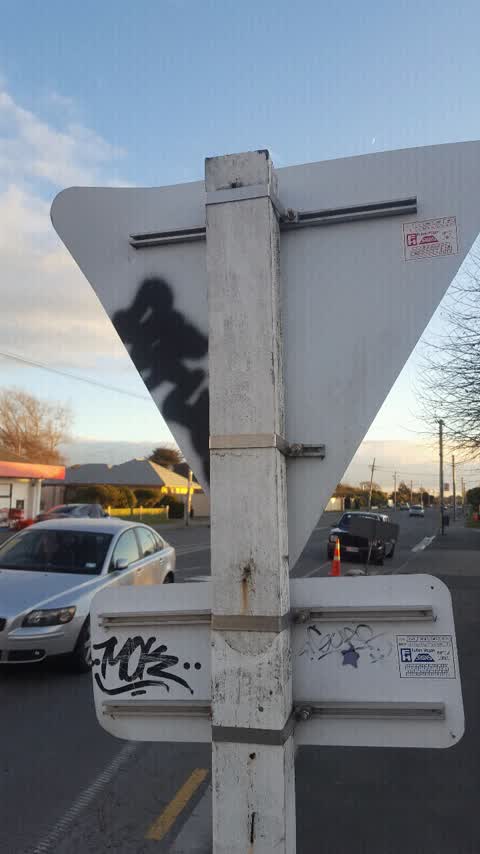 Graffiti, a report photo