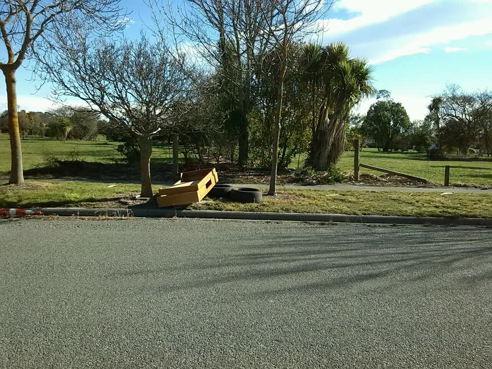 The photograph attached to this rubbish/recycling report