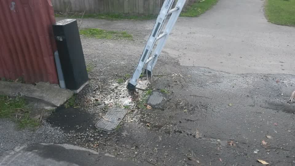 The photograph attached to this water supply report