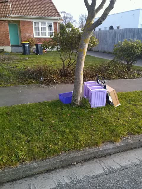 Rubbish/Recycling, a report photo