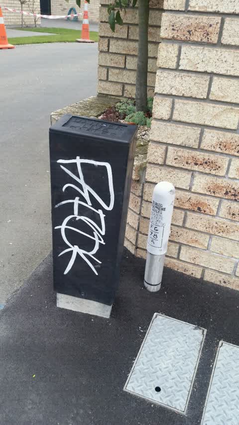 Graffiti, a report photo