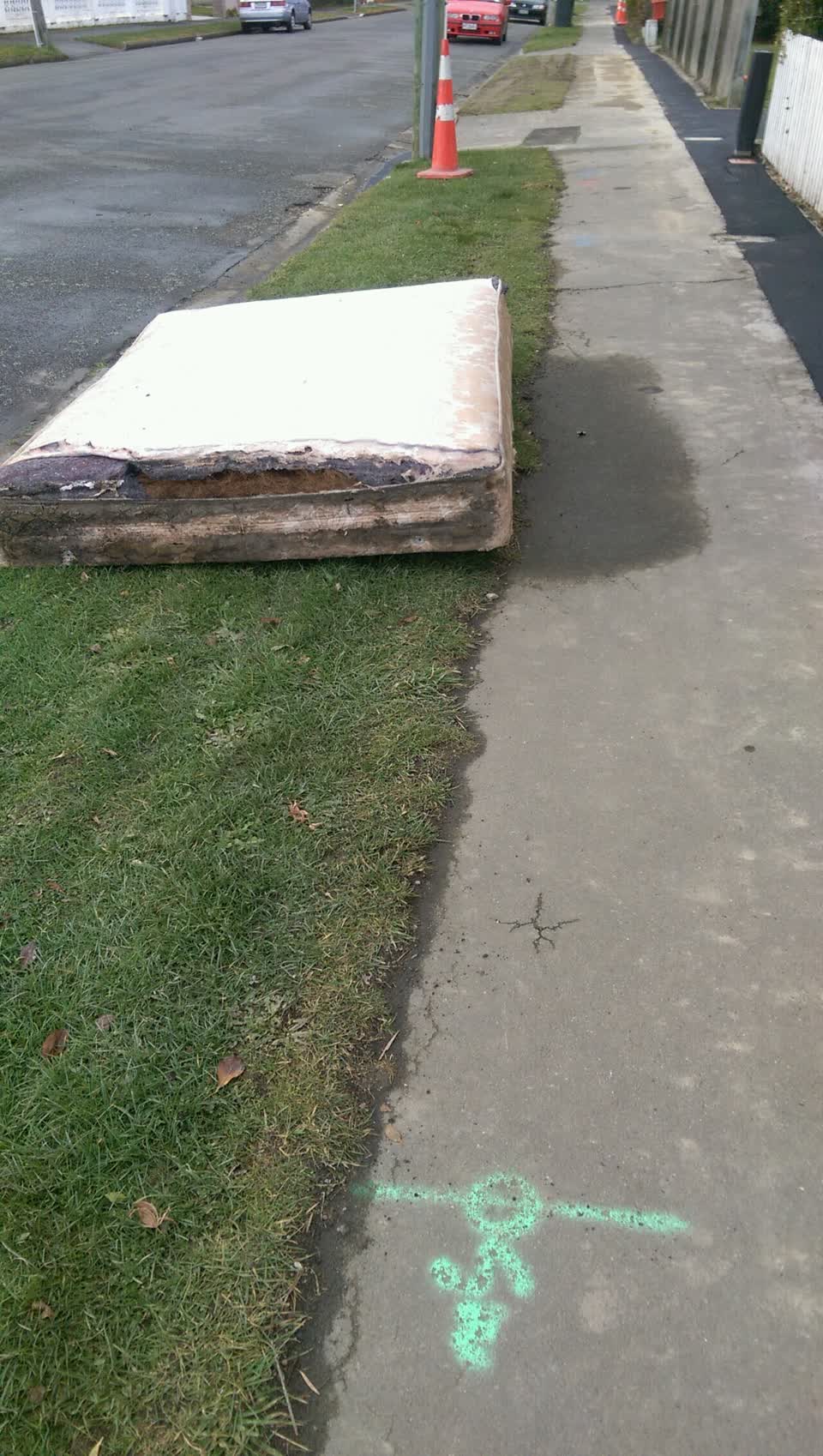 The photograph attached to this rubbish/recycling report