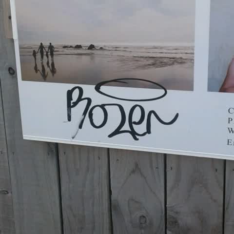Graffiti, a report photo