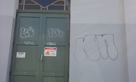 Graffiti, a report photo