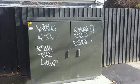 Graffiti, a report photo