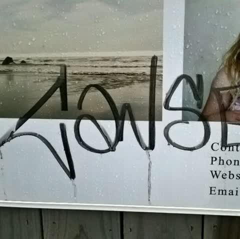 Graffiti, a report photo