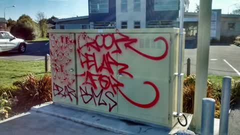 Graffiti, a report photo
