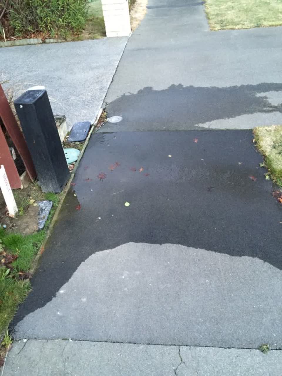 The photograph attached to this water supply report