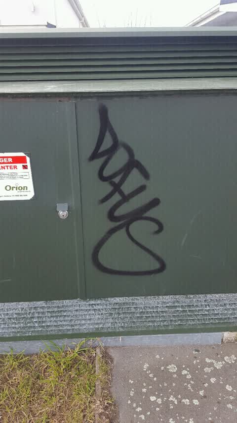 Graffiti, a report photo
