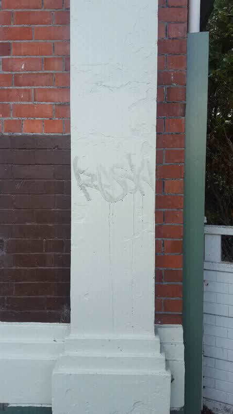 Graffiti, a report photo