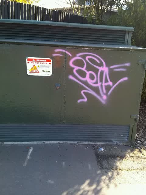 Graffiti, a report photo