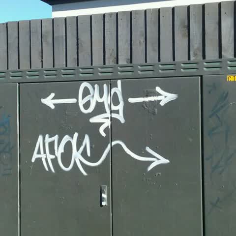 Graffiti, a report photo