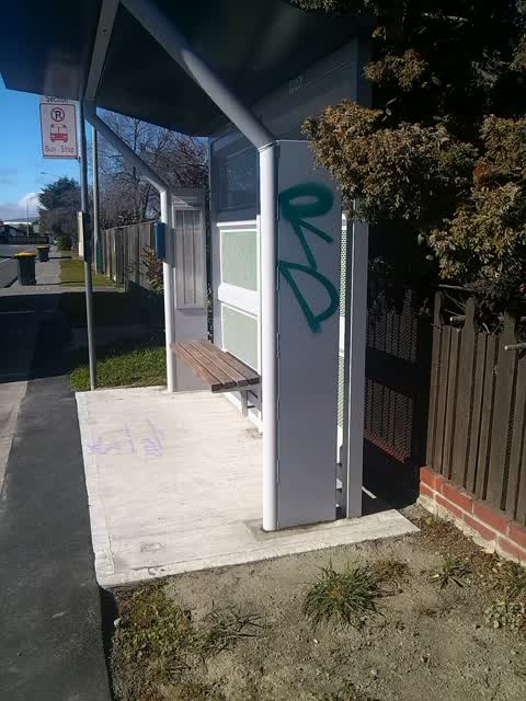 Graffiti, a report photo