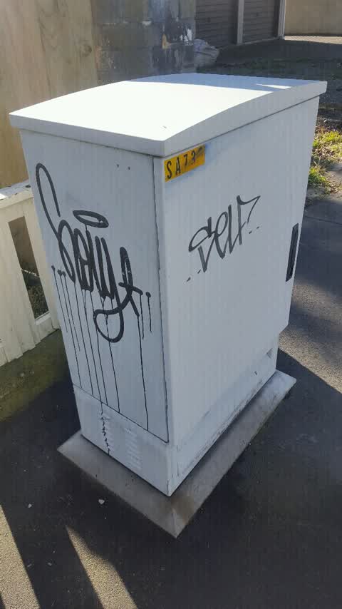 Graffiti, a report photo