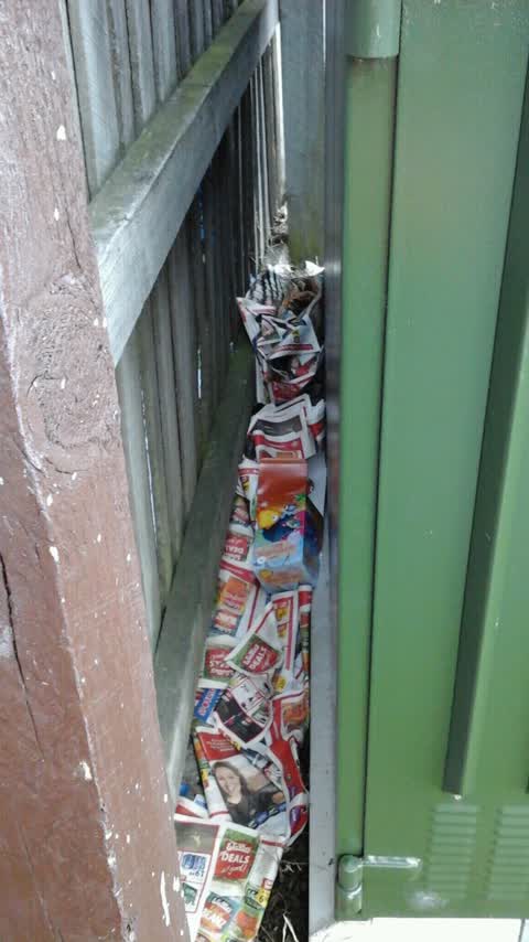 Rubbish/Recycling, a report photo