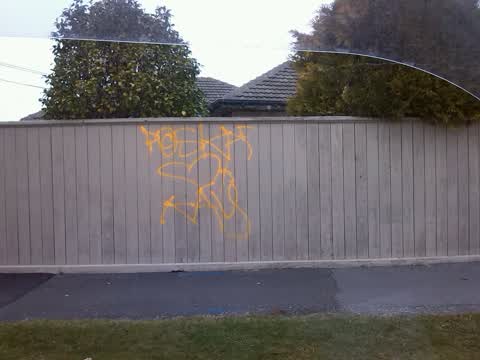 Graffiti, a report photo