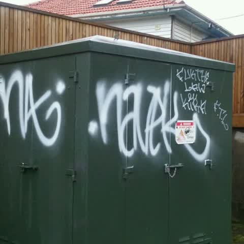 Graffiti, a report photo