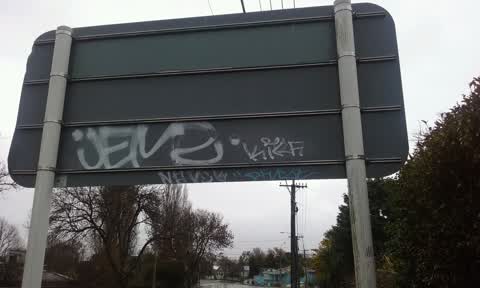 Graffiti, a report photo