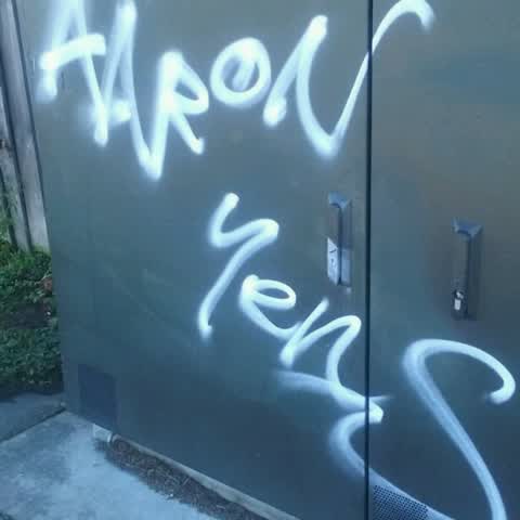 Graffiti, a report photo