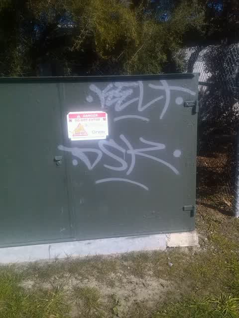 Graffiti, a report photo