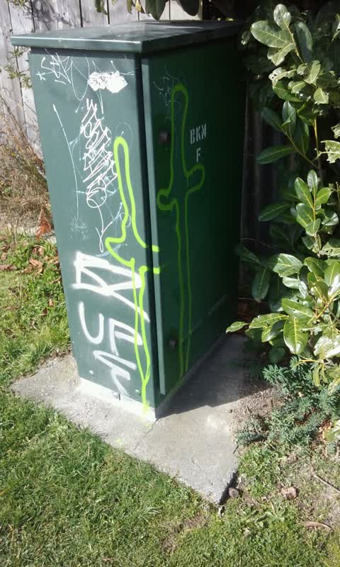 Graffiti, a report photo